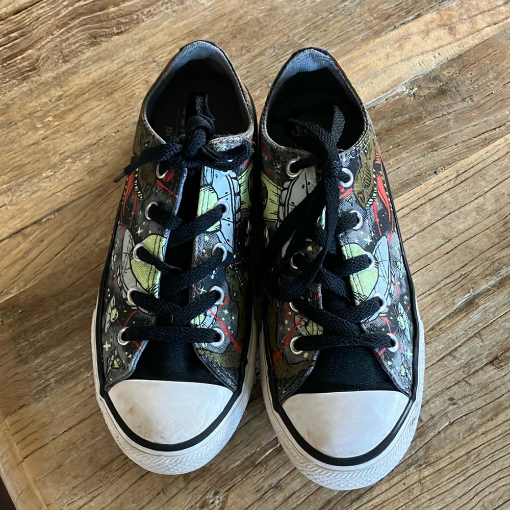 Converse Black Galaxy Low-Top Sneakers